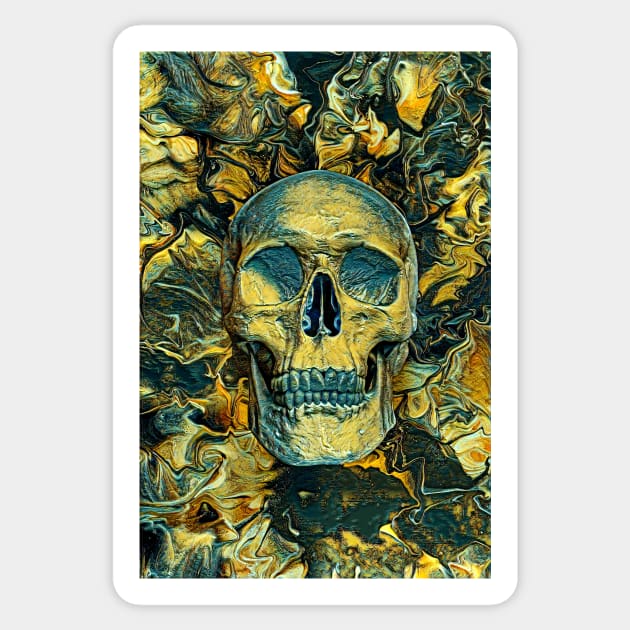 Surreal Skull Sticker by Revier